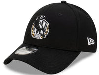 Collingwood Magpies Official Team Colours 9FORTY Cloth Strap Cap