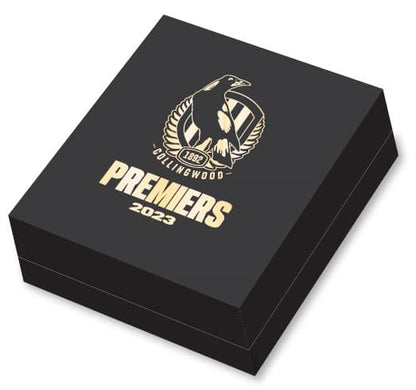 Collingwood Magpies 2023 AFL Premiers Medal with Ribbon (Boxed)
