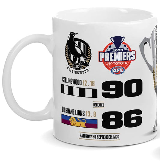 Collingwood Magpies 2023 AFL Premiers Phase 1 Premiership Mug
