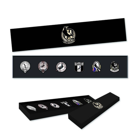 Collingwood Magpies AFL 6 Pin Gift Set