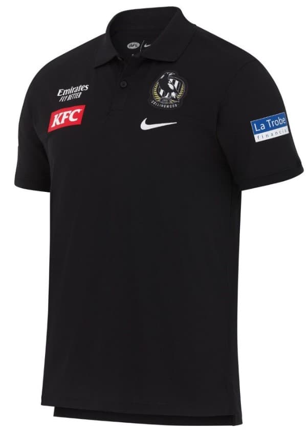 Collingwood Magpies 2024 AFL Mens Nike Dri Fit Polo Shirt