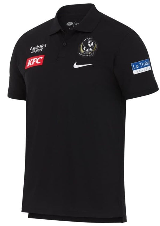 Collingwood Magpies 2024 AFL Mens Nike Dri Fit Polo Shirt
