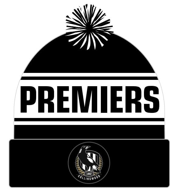 Collingwood Magpies 2023 AFL Premiers Beanie