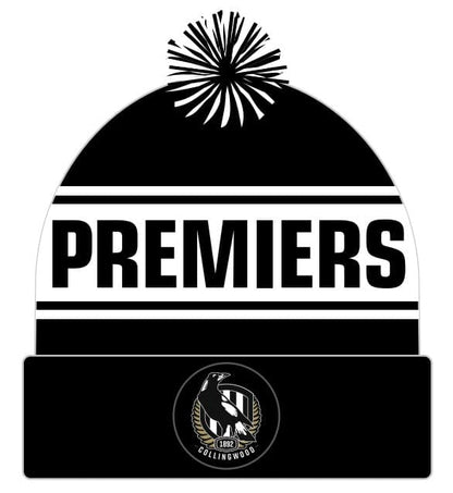 Collingwood Magpies 2023 AFL Premiers Beanie