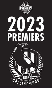 Collingwood Magpies 2023 AFL Premiers Wall Flag