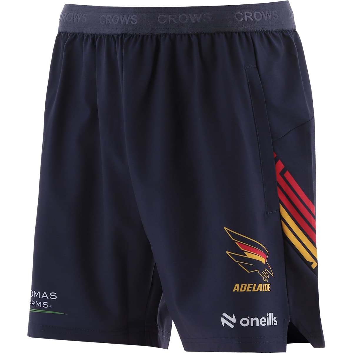 Adelaide Crows 2025 AFL Mens Walk Out Training Shorts