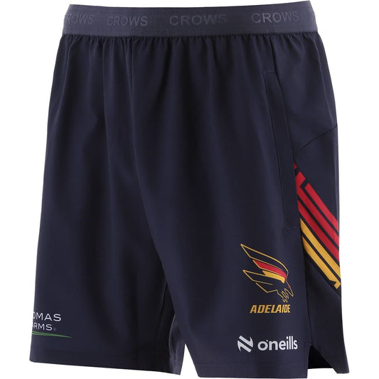 Adelaide Crows 2025 AFL Mens Walk Out Training Shorts