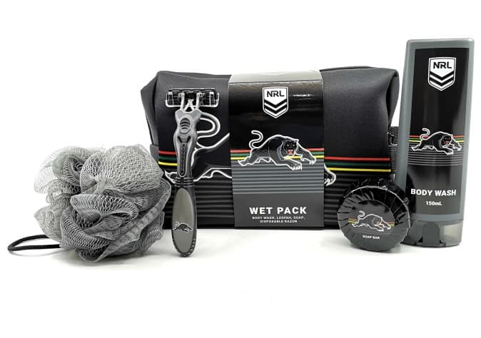 Penrith Panthers NRL Mens Toiletry Bag Gift Set