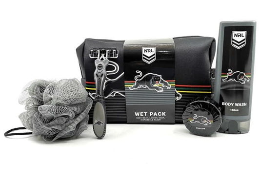 Penrith Panthers NRL Mens Toiletry Bag Gift Set
