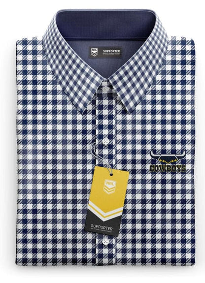 North Queensland Cowboys NRL Mens Dawson Business Shirt