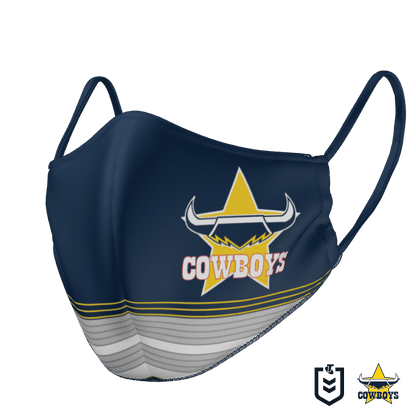 North Queensland Cowboys NRL Reversible Face Mask