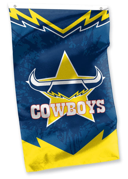 North Queensland Cowboys NRL Wall Cape Flag 900mm by 1500mm