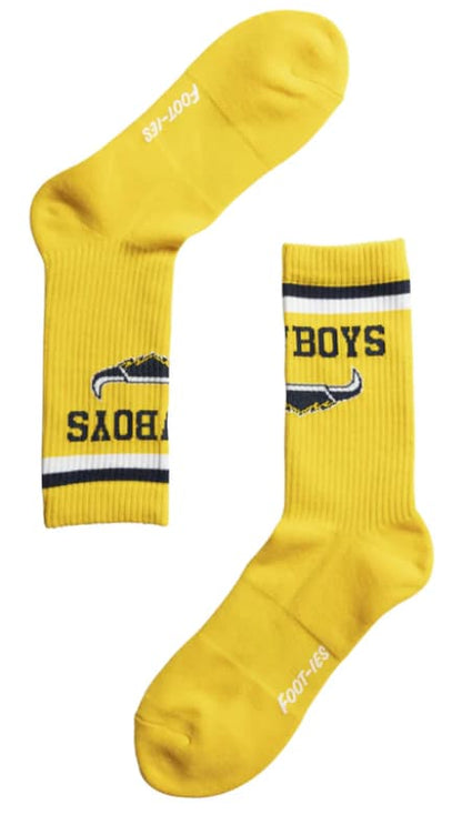 North Queensland Cowboys NRL Adults Sports Crew Socks 2 Pack