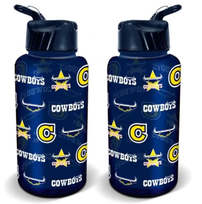 North Queensland Cowboys NRL 1 Litre Flip Drink Bottle