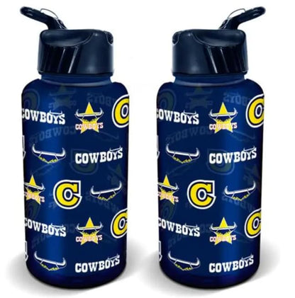 North Queensland Cowboys NRL 1 Litre Flip Drink Bottle