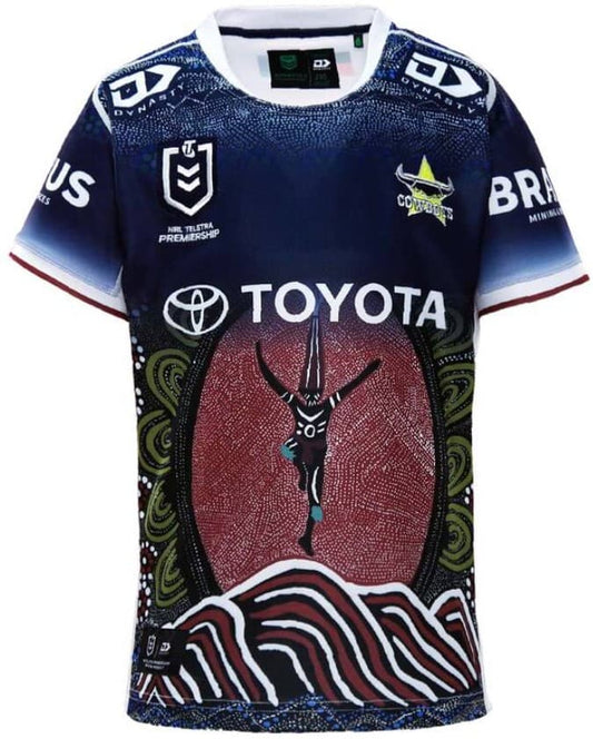 North Queensland Cowboys 2023 NRL Kids Indigenous Jersey