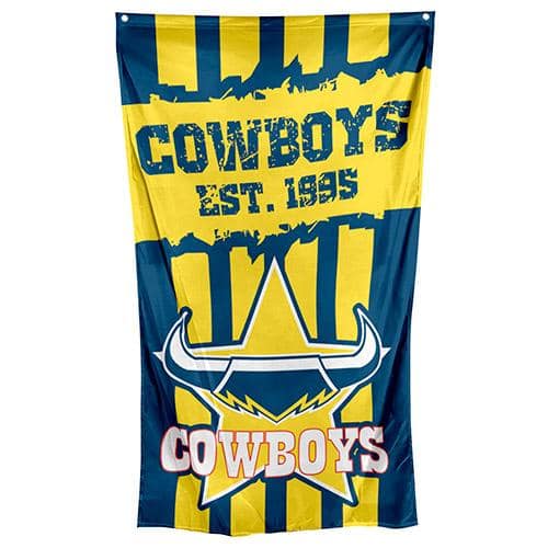 North Queensland Cowboys NRL Wall Cape Flag