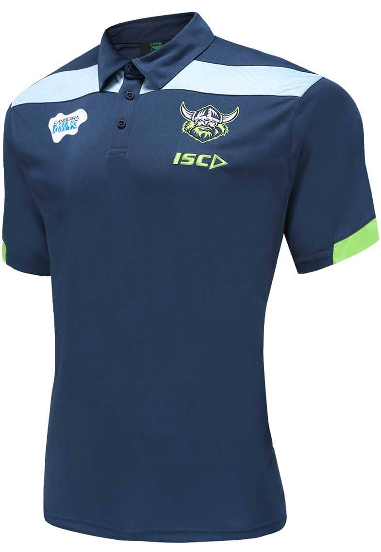 Canberra Raiders Mens Media Polo Shirt