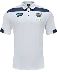Canberra Raiders Mens White Performance Polo Shirt