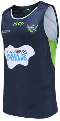 Canberra Raiders Mens Navy Training Singlet