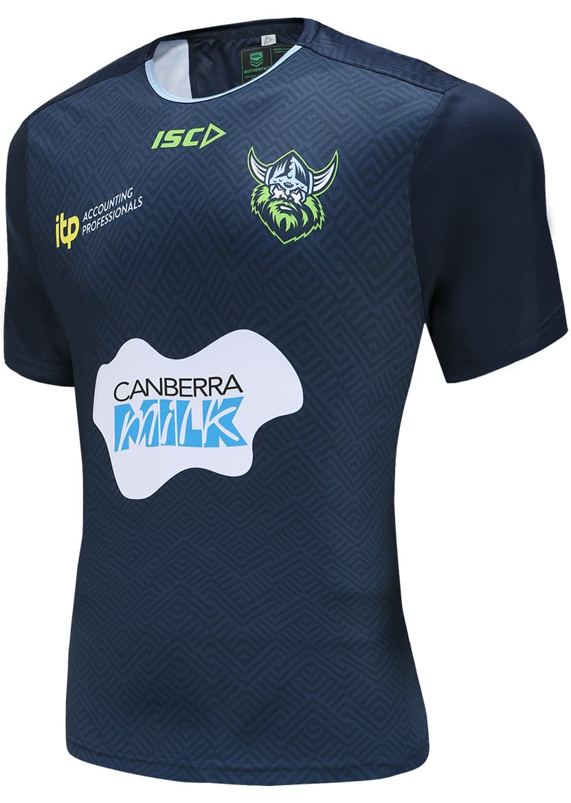 Canberra Raiders Mens Navy Training Shirt