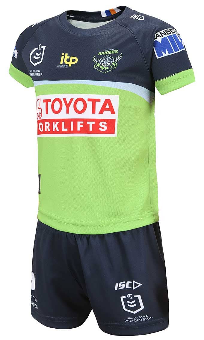 Canberra Raiders NRL Toddler Home Jersey Set