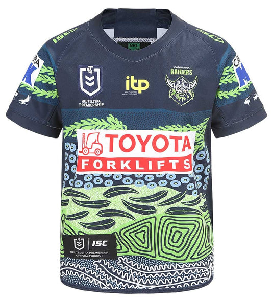 Canberra Raiders NRL Kids Indigenous Jersey