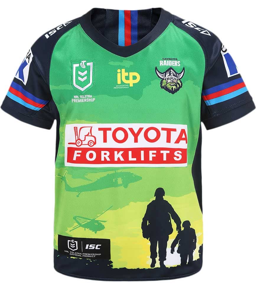 Canberra Raiders NRL Kids Anzac Jersey