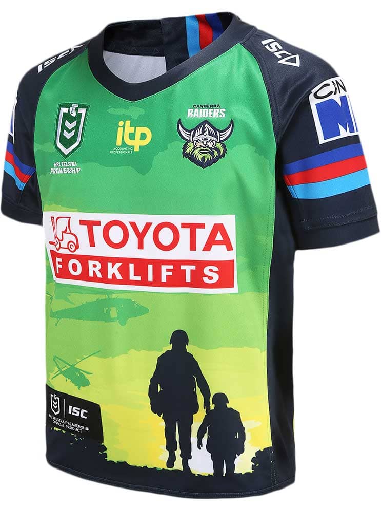 Canberra Raiders NRL Kids Anzac Jersey