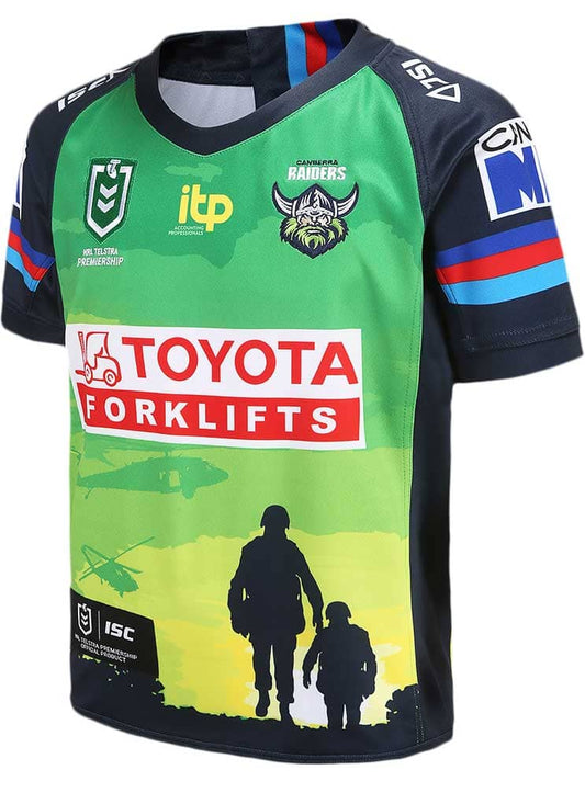 Canberra Raiders NRL Kids Anzac Jersey