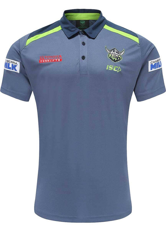 Canberra Raiders NRL Mens Steel Team Polo Shirt