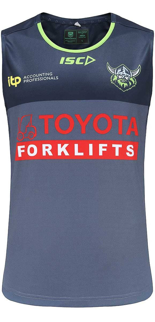 Canberra Raiders NRL Mens Steel Training Singlet