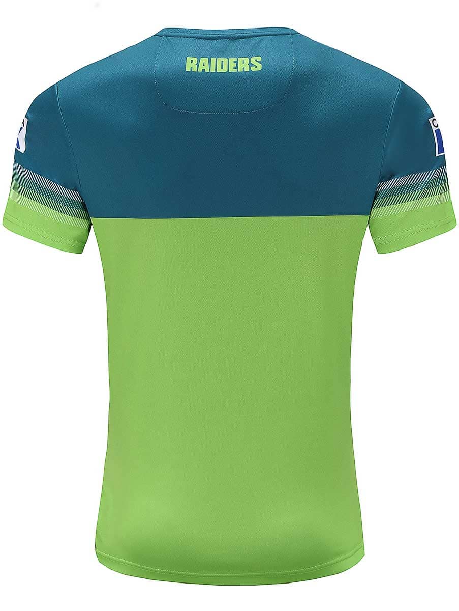 Canberra Raiders NRL Mens Green Training Shirt