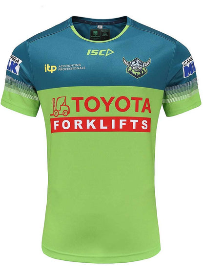Canberra Raiders NRL Mens Green Training Shirt