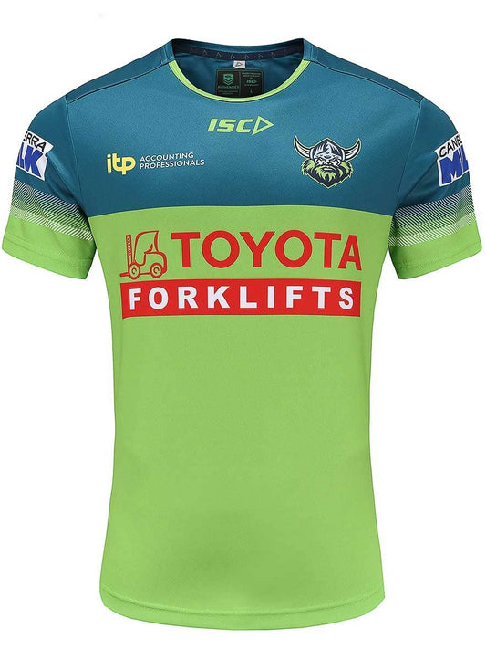 Canberra Raiders NRL Mens Green Training Shirt