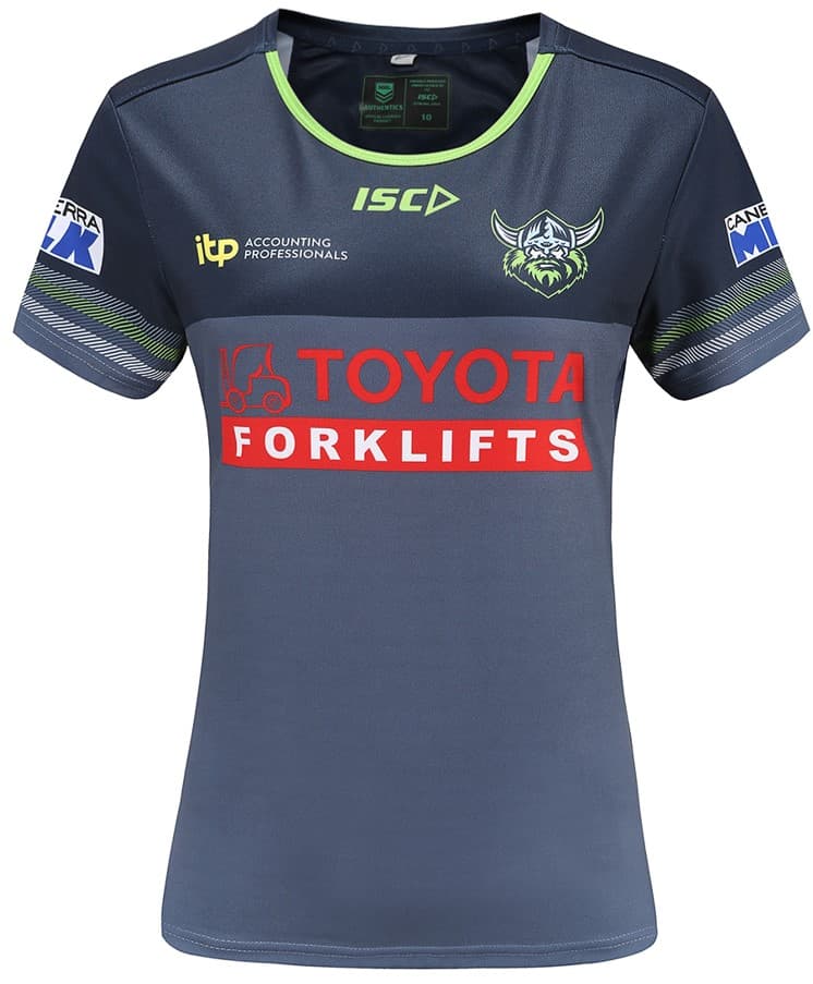 Canberra Raiders NRL Ladies Steel Training Shirt