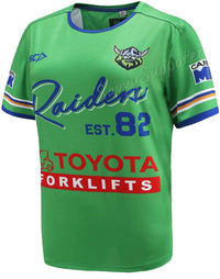 Canberra Raiders NRL Mens Green Run Out Tee