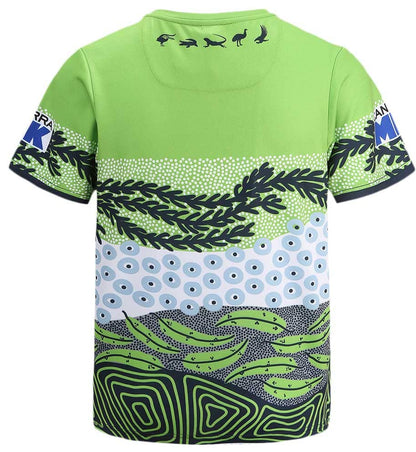 Canberra Raiders NRL Kids Indigenous Run Out Tee