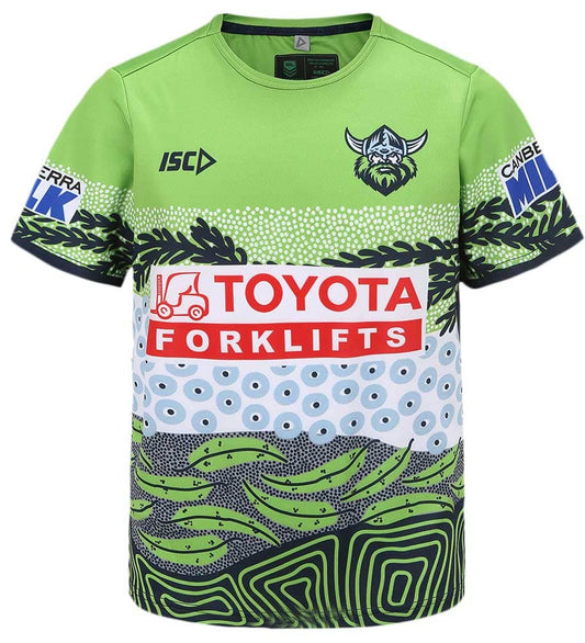Canberra Raiders NRL Kids Indigenous Run Out Tee