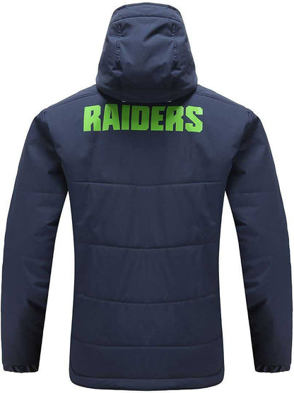 Canberra Raiders NRL Mens Padded Hoodie Jacket
