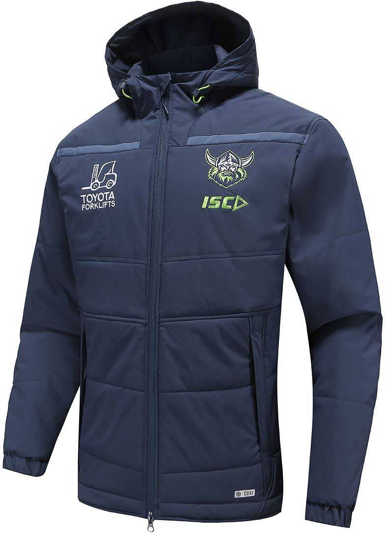 Canberra Raiders NRL Mens Padded Hoodie Jacket