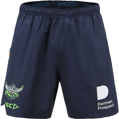 Canberra Raiders NRL Mens Navy Green Training Shorts