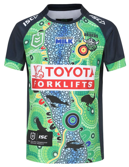 Canberra Raiders 2024 NRL Kids Indigenous Jersey