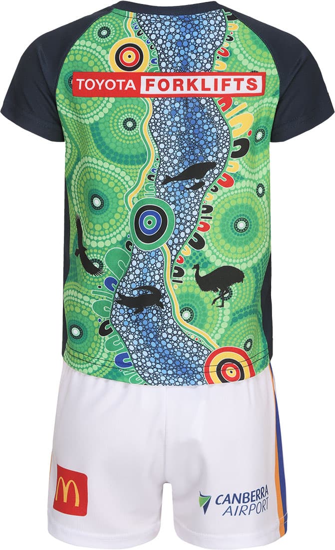 Canberra Raiders 2024 NRL Toddler Indigenous Jersey Set