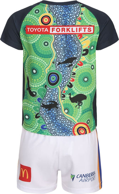 Canberra Raiders 2024 NRL Toddler Indigenous Jersey Set