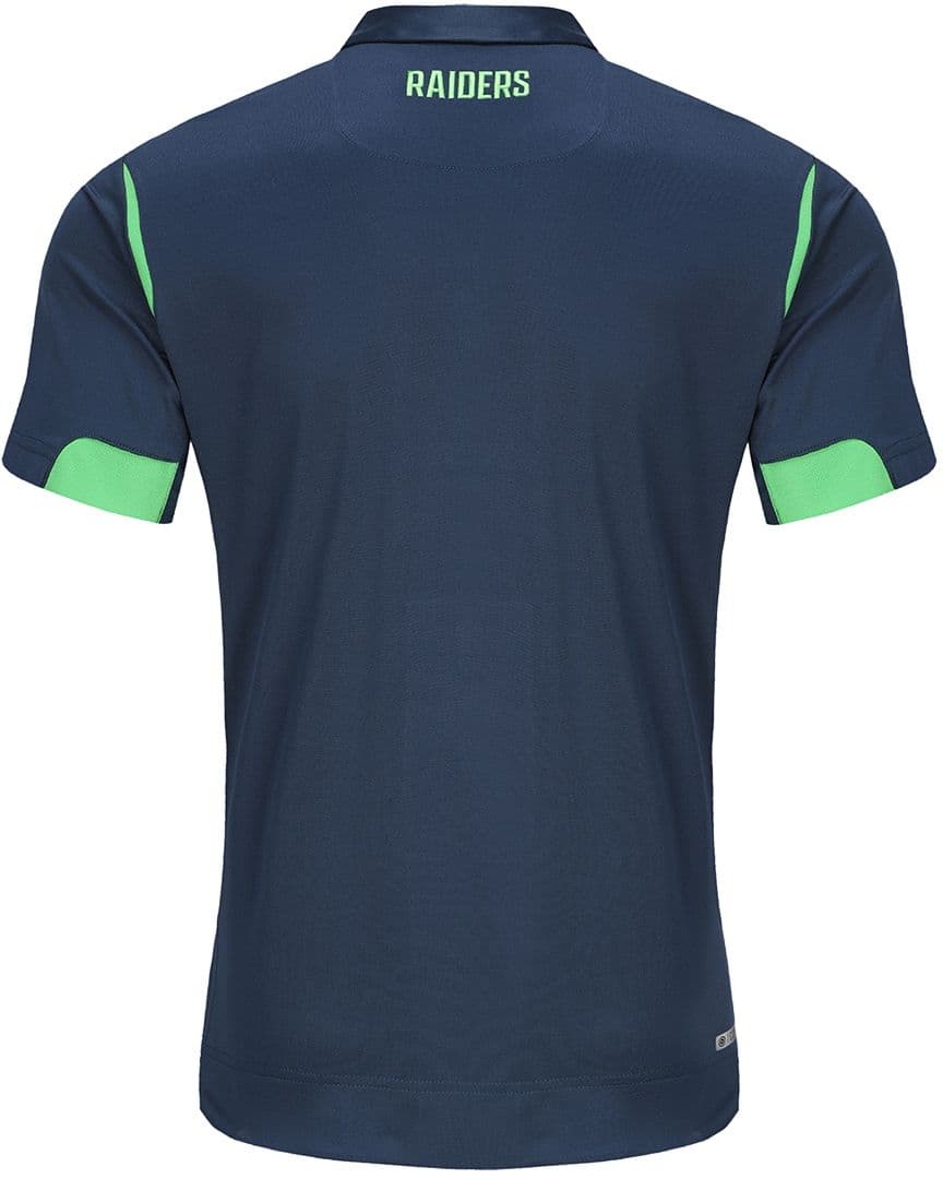 Canberra Raiders 2024 NRL Mens Media Polo Shirt