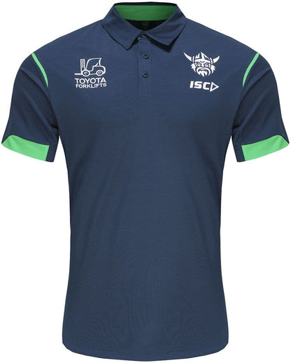 Canberra Raiders 2024 NRL Mens Media Polo Shirt