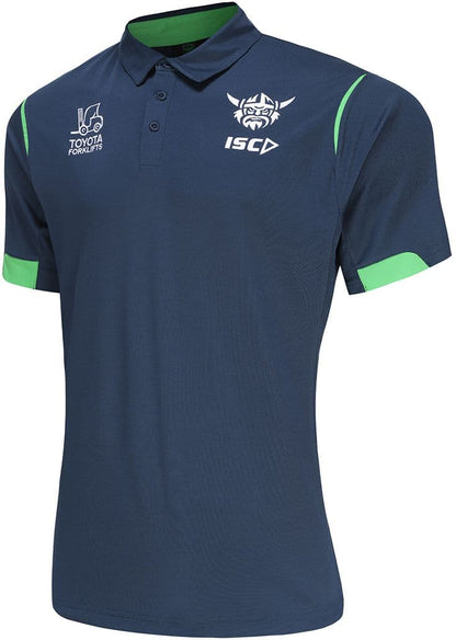 Canberra Raiders 2024 NRL Mens Media Polo Shirt