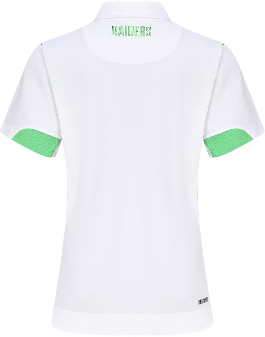 Canberra Raiders 2024 NRL Mens White Polo Shirt