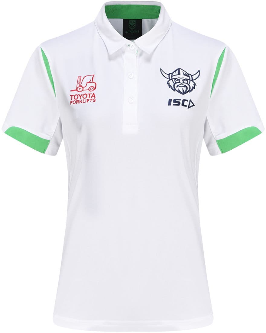 Canberra Raiders 2024 NRL Mens White Polo Shirt